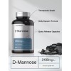 Horbäach D Mannose Capsules | 2100 mg | 120 Count