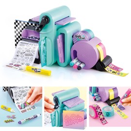 Style 4 Ever Scrapbooking 3 in 1 Station, 150+ Accessories Included, Hours of Creative Fun, Scrap and Customize Your Favourite Notebook, Embossing, Stickers, Tape, Stencils, Endless Possibilities