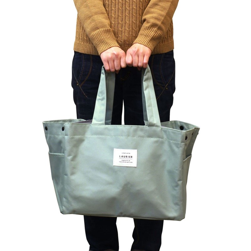 LAURIER CLB-2 Insulated Shopping Bag, Smoke Green, Cooler Bag, Register