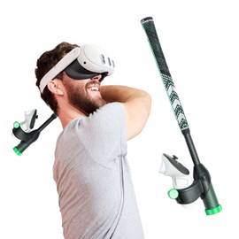 DeadEyeVR - DriVR Elite Mini - Golf Club for Meta Quest 2, 3, and Pro - Realistic VR Golf Simulator Handle - Adjustable Weighted VR Golf Club Grip for Enhanced Play