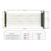LINKUP - Ultra PCIe 4.0 X16 Riser Cable [RTX4090 RX6950XT