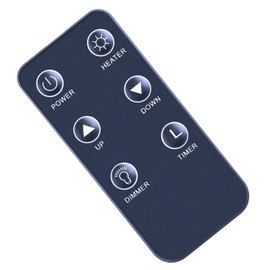 ZWP Replacement Remote Control Compatible for Great World Electric Fireplace Heater GW-6088TBT GW-6078TBT