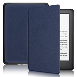 PUBAMALL Funda Compatible para 6 Pulgadas Kindle All-New (11ª Generación - Lanzamiento 2024/2022), con la función Auto Sleep Wake (Azul)