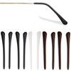 KECHIO Silicone Anti-Slip Eyeglass End Tips Ear Sock Pieces Tube