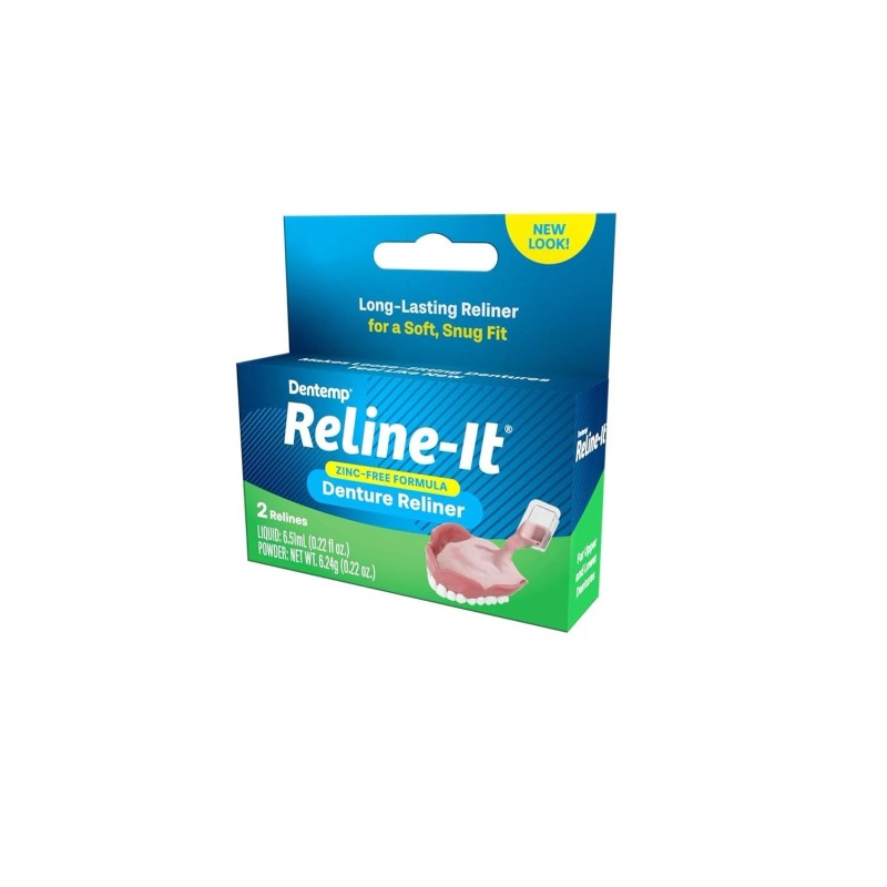 Dentemp Reline-it Denture Reline Kit – Upper & Lower Reliner