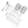 Coffee Decorating Stencils Coffee Carving Pen Set Stainless Steel Portable