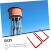 FUNOMOCYA 2pcs Plastic Ladder Steps for Water Wells Sewage Applications