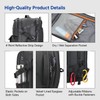 SWICKY Travel black Laptop backpack 37L ，carry on Flight Approved