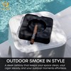 Outdoor Cigar Ashtray, Unbreakable Silicone Ashtray for Outside Patio, Pool,