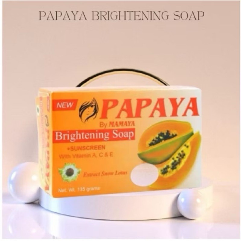 Papaya Extract Herbal Whitening Soap 135g