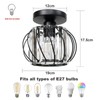 Hudi Fyier Chandelier Crystals Ceiling Lighting Fixtures, Small LED Flush