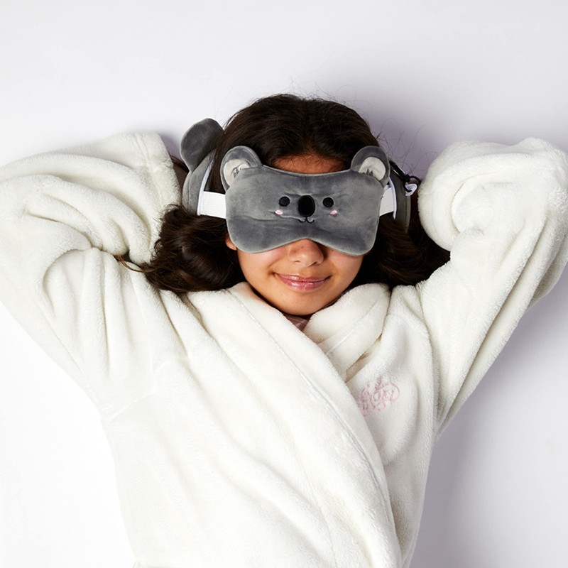 Puckator Cutiemals Koala Relaxeazzz Plush Travel Pillow & Eye Mask