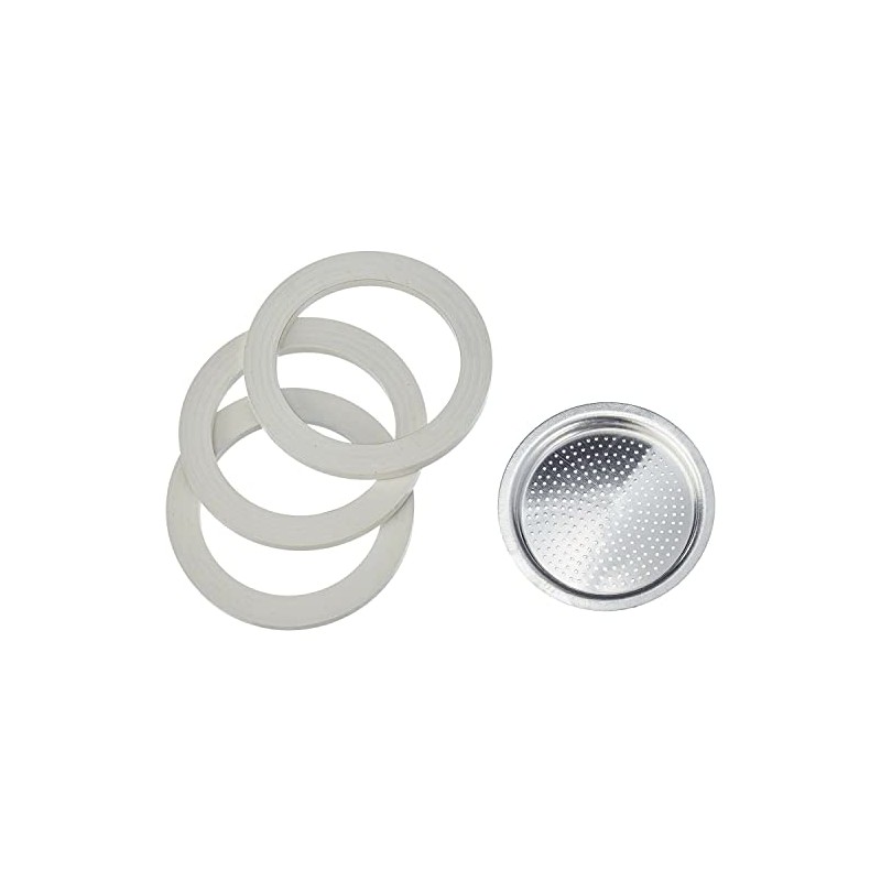 Bialetti Spare Parts Includes 3 Gaskets and 1 Plate Compatible