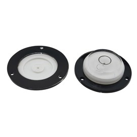 ZCZQC 4pcs Circular Bullseye Bubble Level with Screws Diameter Disc Bubble Spirit Level