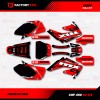 Factory EFX Black & Red Shift Racing Graphics kit fits