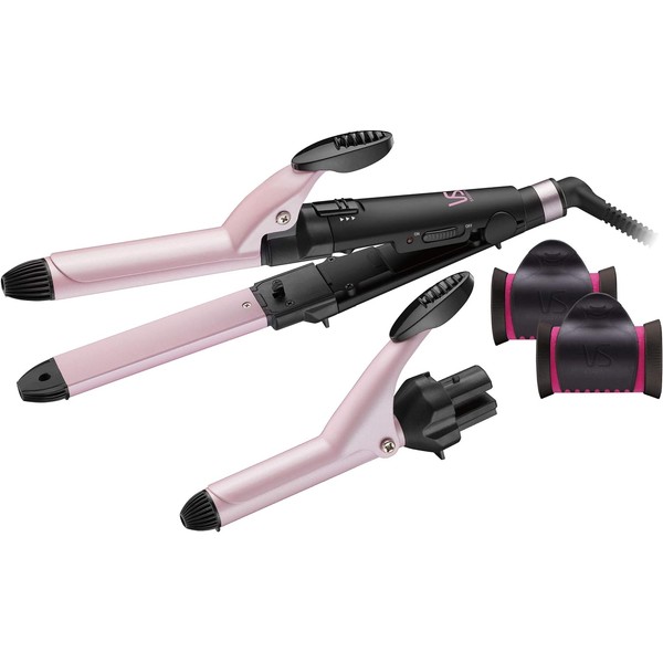 [Japanese Hair Iron] Vidal Sassoon Hair Iron Pink Series 2WAY