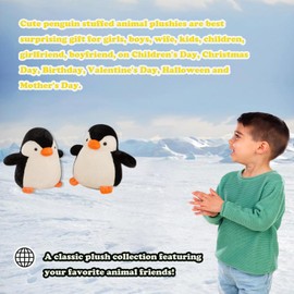 CHELEI2019 15.7" Stuffed Penguin Plush Hug Pillow,Baby Penguin Stuffed Animal Gifts for Kids