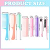 8 PCS Hair Combs for Women Men,Slick Back Hair Brush,Edge