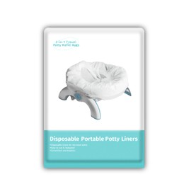 Newspitaya [30 Counts] Disposable Potty Bags with Absorbent Pads – Portable Toddler Toilet Liners for Travel Potty Seats, Leak-Proof Potty Training Bags Fit Most Potty Chairs