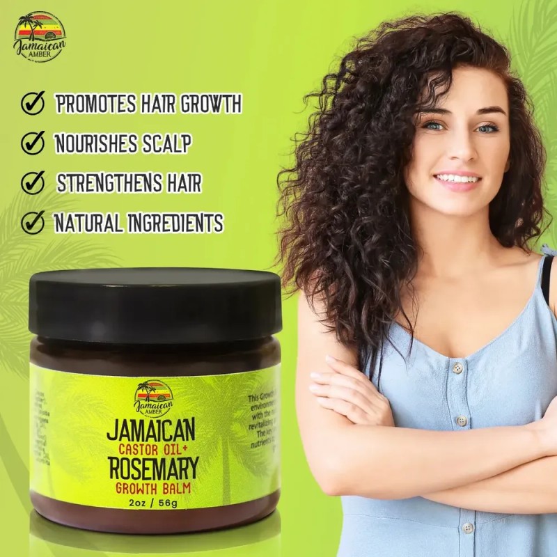Aceite De Ricino De Ámbar Jamaicano Bálsamo Capilar Restaura