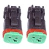 APUK 2x Plug Work Light Wiring Harness Lamp Socket Connector