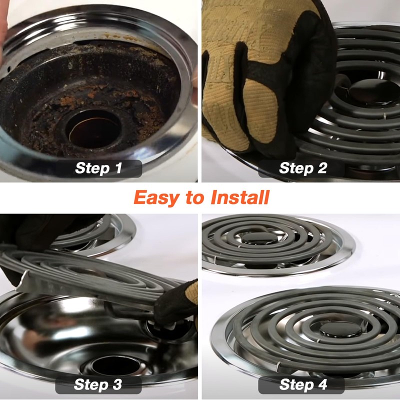 Electric Stove Burner Drip Pan 1 Large 8 Inch WB32X10013