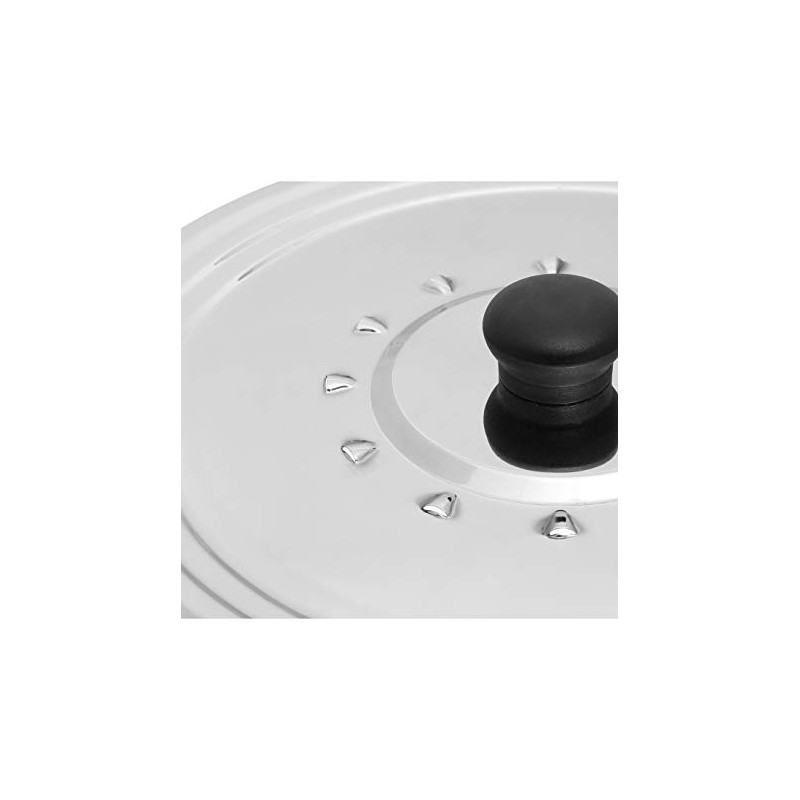 1 x Stainless Steel Lid - Universal Protection Against Splashes