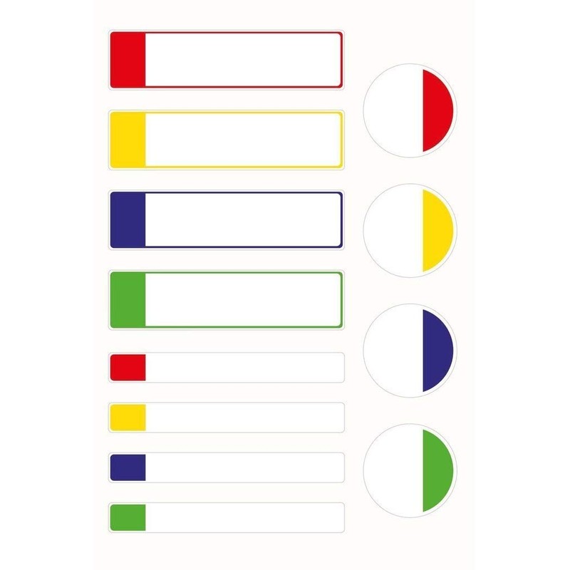 Avery Spain APFLUO24-UK. Coloured Laminated School Supplies Labels - 3