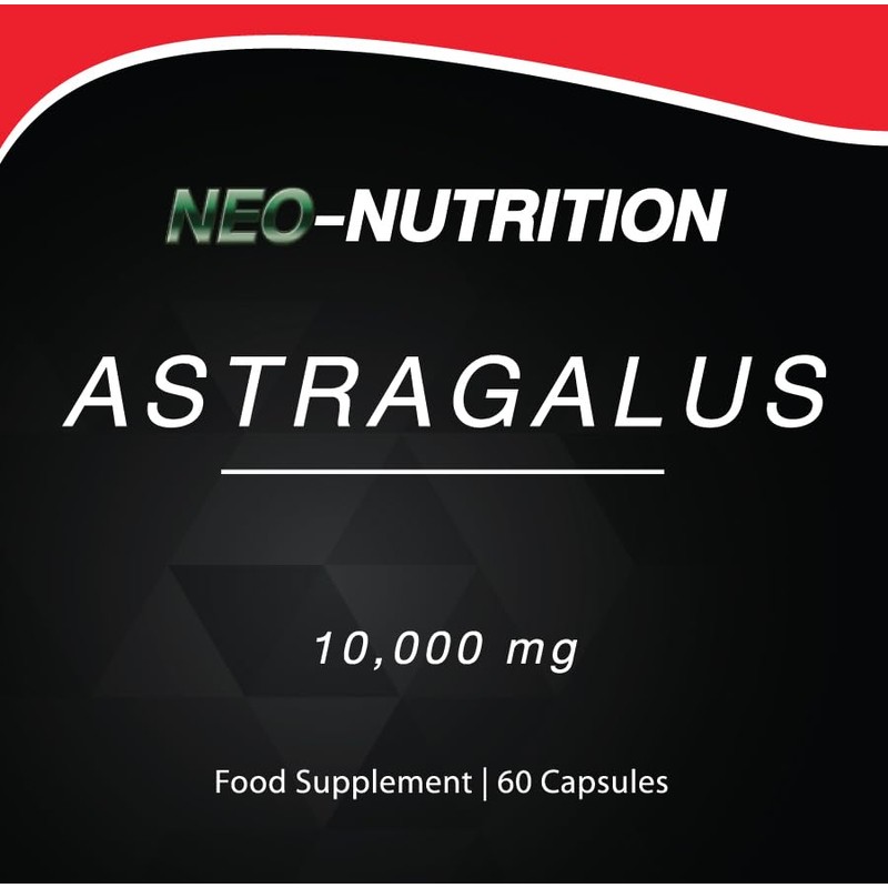 Astragalus 10,000mg | 20:1 Extract (500mg) | 60Vegan Capsules |