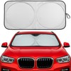 Car Windshield Sun Shade - Foldable Reflective Sun Visor for