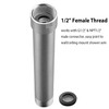 Shower Arm Extender 8 Inch Shower Head Extension, Brushed Nickel