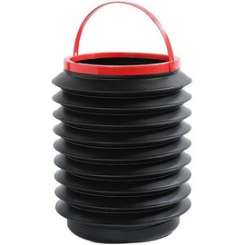 WinldMonmo Foldable Garbage Can, Car Trash Bucket with, Camping Trash Can, Leak Proof, Automotive Container for Vehicle, Home, Office, 8.7 x 7.5 inches