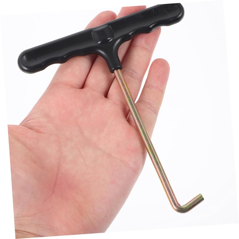 BESPORTBLE 10pcs T Shaped Trampoline Hook Stainless Steel Spring Assembly