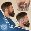 Monster&Son Beard Shaping Tool - Classic Oversized Design (Clear)