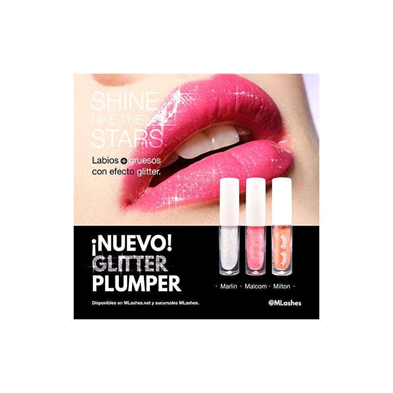 Mlashes | Volumizador para labios al instante con glitter |