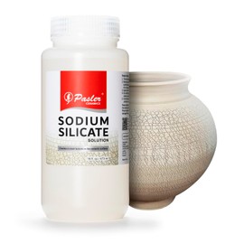 Pasler - Sodium Silicate Solution for Pottery - Creates a Crack Texture on The Ceramic Surface,16 fl oz / 473 ml