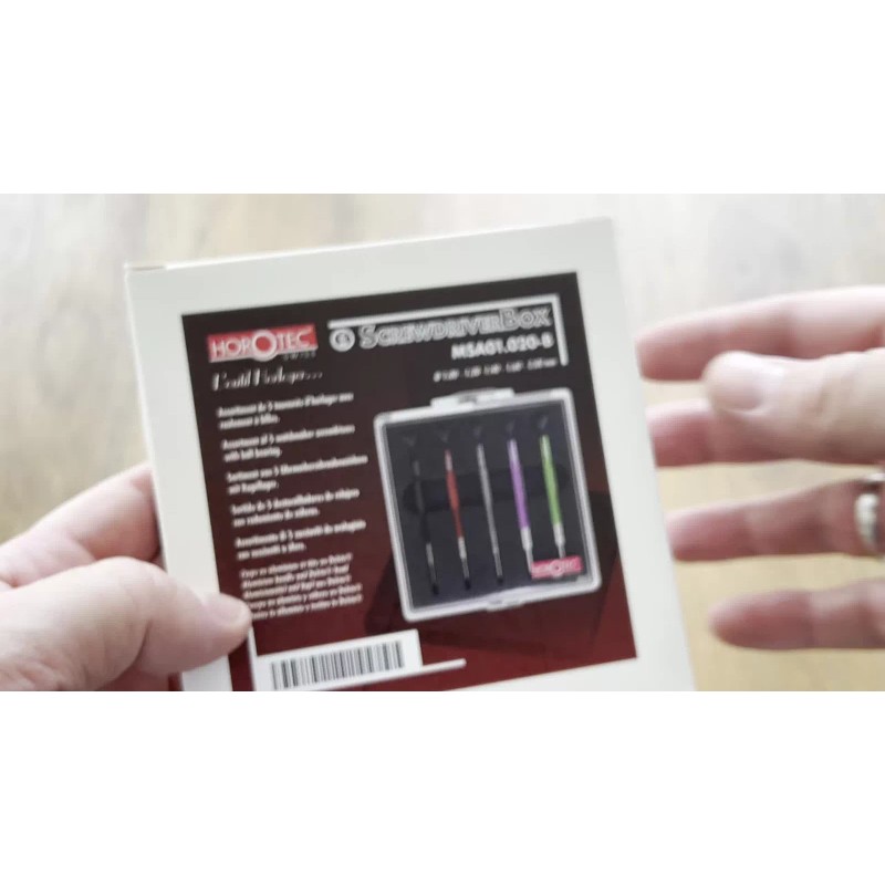 Horotec MSA 01.020-B Set of 5 Screwdrivers with Ball Bearings,