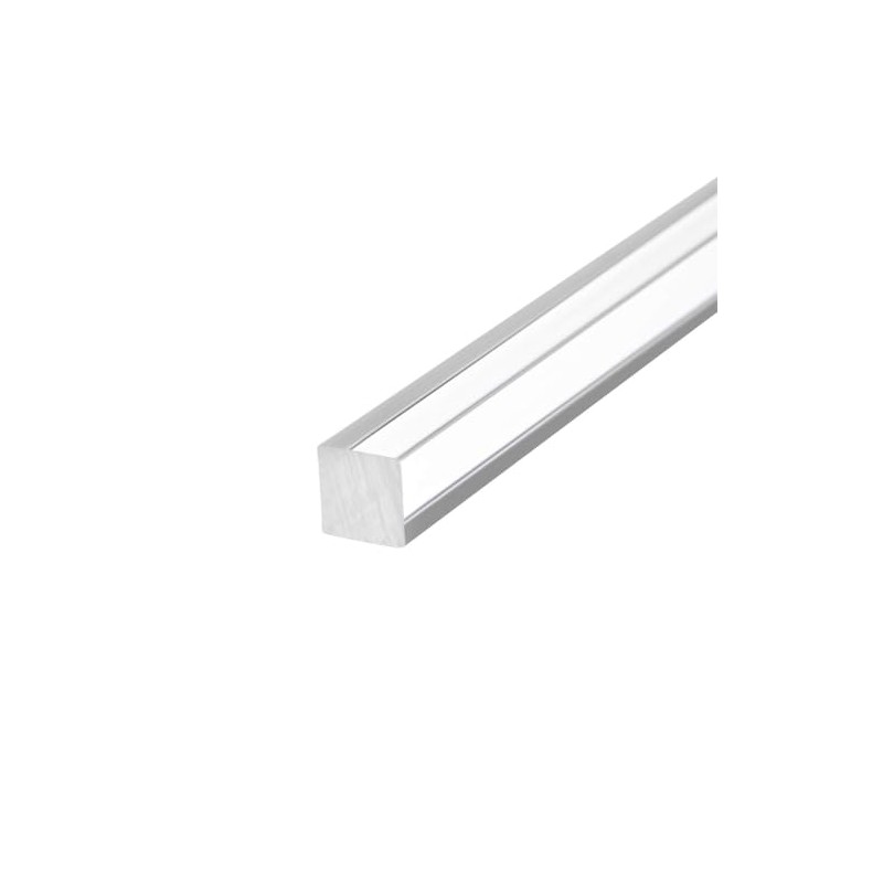 TOP-VIGOR 8Pcs Acrylic Square Rod, 10mm x 10mmmm x 250mm