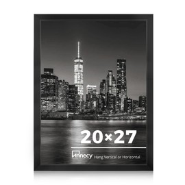 Annecy 20x27 Picture Frame Black（1 Pack）, 20 x 27 Picture Frame for Wall Decoration, Classic Black Minimalist Style Suitable for Decorating Houses, Offices, Hotels