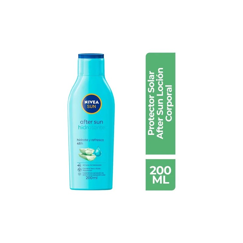 Crema Hidratante Nivea After Sun Aloe Vera 200ml Vitamina Ácido