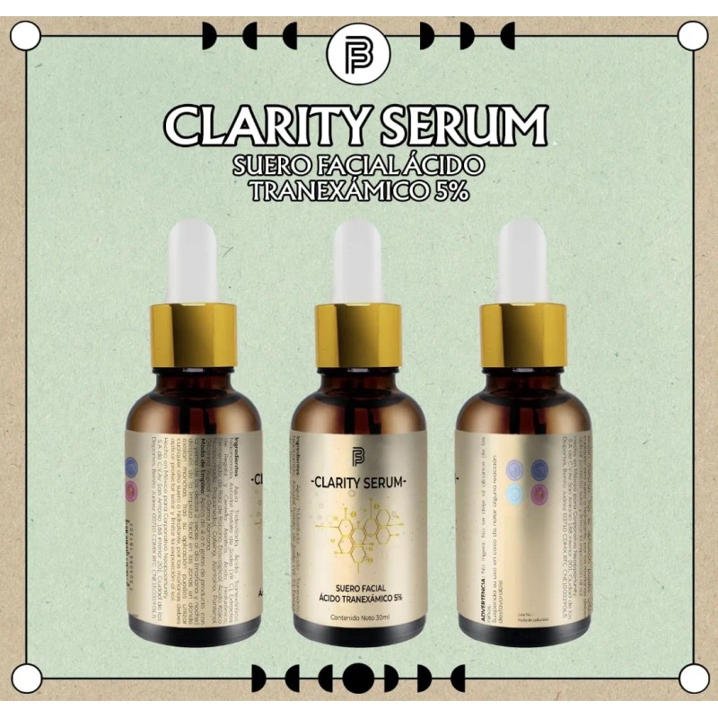 Sérum Clarity Beauty Freedom 30ml 5% Ácido Tranexámico Sensible