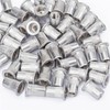 OIIKI 30 PCS 1/4-20 Aluminum Flange Rivet Nuts, UNC Flat