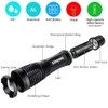 COSOOS 2 Pack UV Flashlight Blacklight, 2 in 1 LED