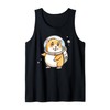 Cute Astronaut Hamster I Outer Space Hamster Tank Top