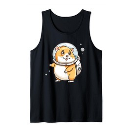 Cute Astronaut Hamster I Outer Space Hamster Tank Top