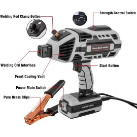 Saker Portable Electric Welding Machine,110V Portable Welder Handheld with IG...