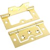 Brass Plated Hinges Door Flush Hinges 75mm/3-Inch Heavy Duty Hurl