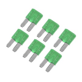 TUCKBOLD 6pcs 30A 30Amp Car Mini Blade Fuses for Boat Truck Motorcycle Green Automotive Parts