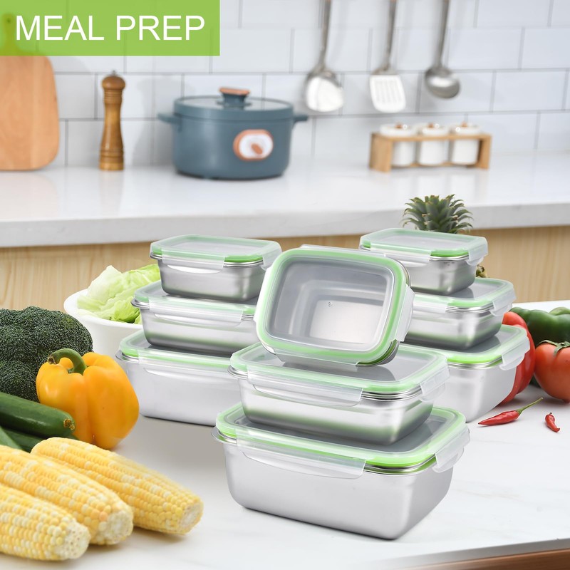 UPTRUST Stainless Steel Food Storage Containers | Leak Proof &