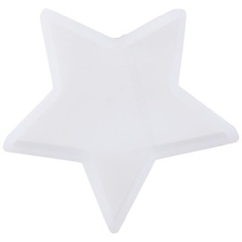 Moldes de silicona de cinco puntas con estrellas, moldes de silicona para coche, para hacer abalorio de aroma, jabón, fondant, vela